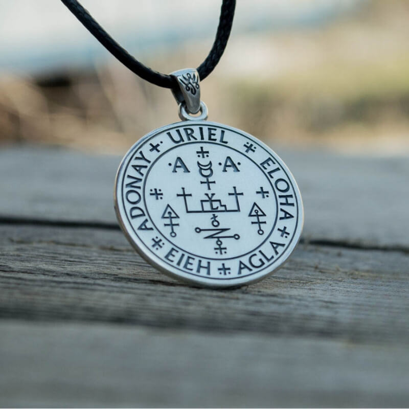 vkngjewelry Pendant Angel Amulet Sterling Silver Handmade Jewelry V05