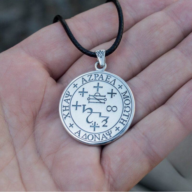 vkngjewelry Pendant Angel Amulet Sterling Silver Handmade Jewelry V06