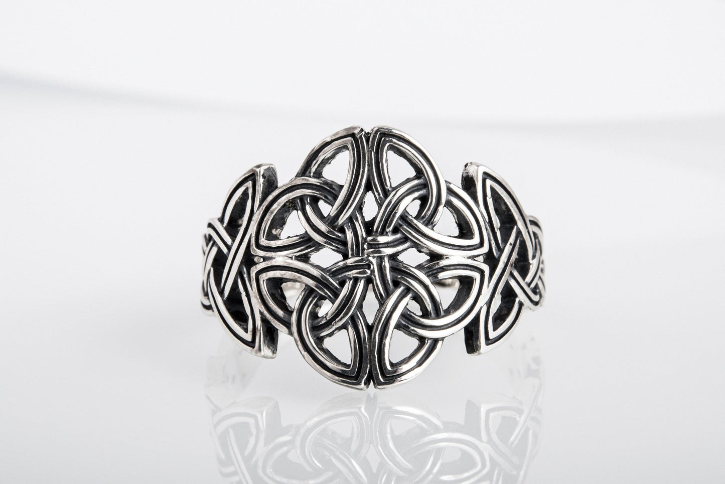 vkngjewelry Ring Handcrafted Celtic Ornament Gold Ring