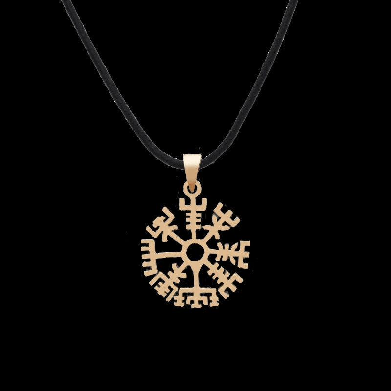 vkngjewelry Pendant Clean Bronze Vegvisir Pendant