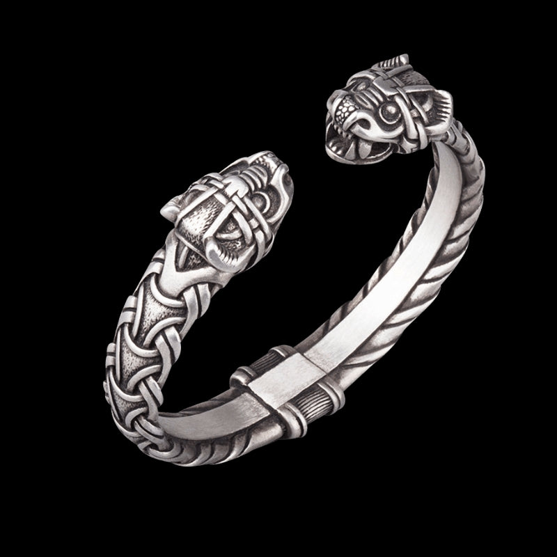 vkngjewelry Bracelet Handcrafted Dragon's Torc