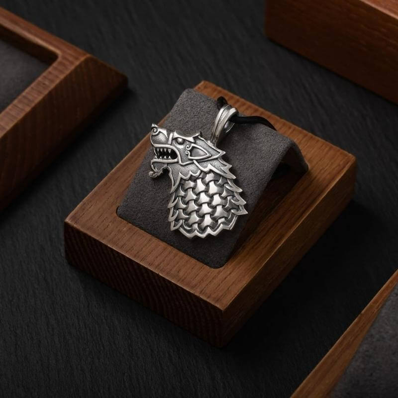 vkngjewelry Pendant Freki Wolf Of Odin Necklace