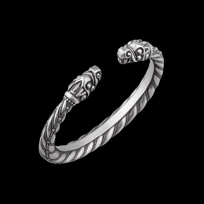 vkngjewelry Bracelet Handcrafted Gotland Dragon Torc