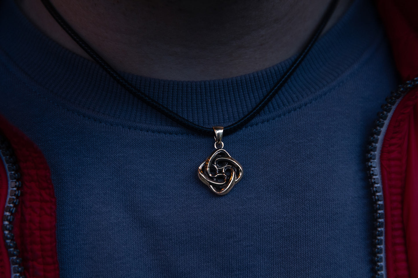 vkngjewelry Pendant Handcrafted Brass Celtic Knot Pendant