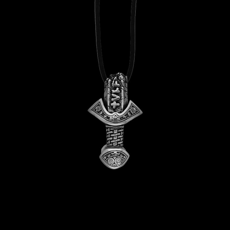 vkngjewelry Pendant Handcrafted Sword Ulfberht Sterling Silver Pendant