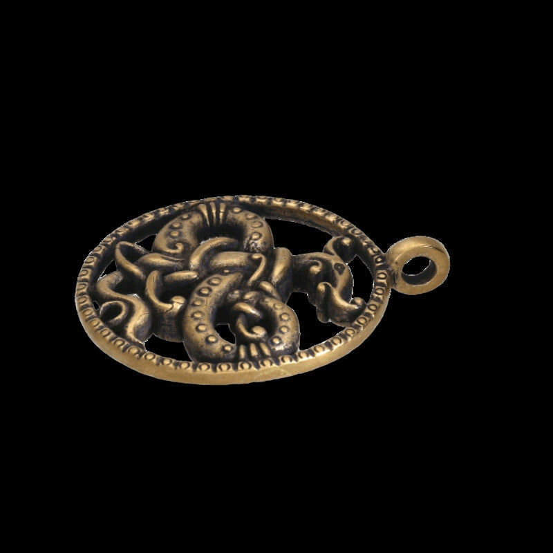 vkngjewelry Pendant Handcrafted Jörmungandr Bronze Amulet