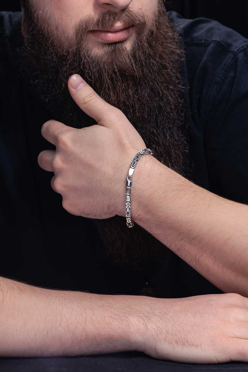 vkngjewelry Bracelet Massive Byzantium Link Bracelet