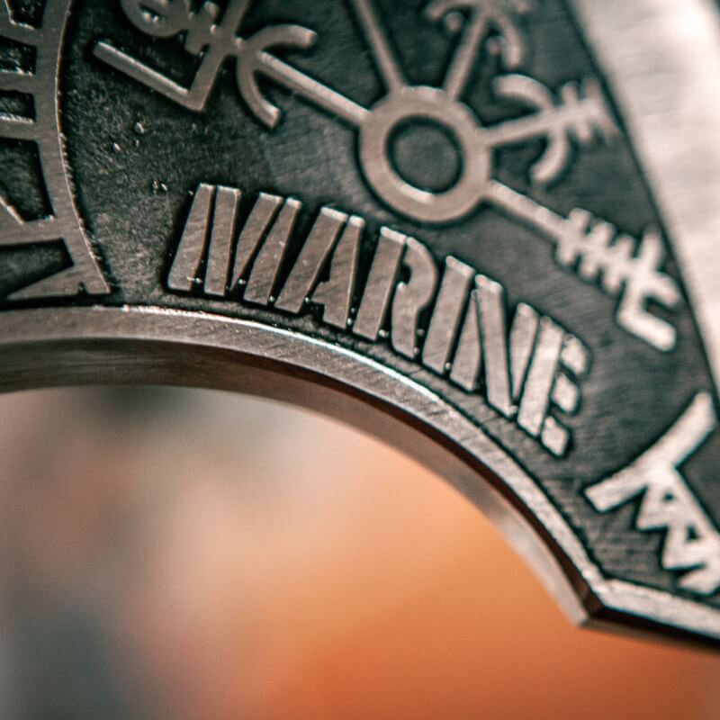 vkngjewelry hache Personalized axe