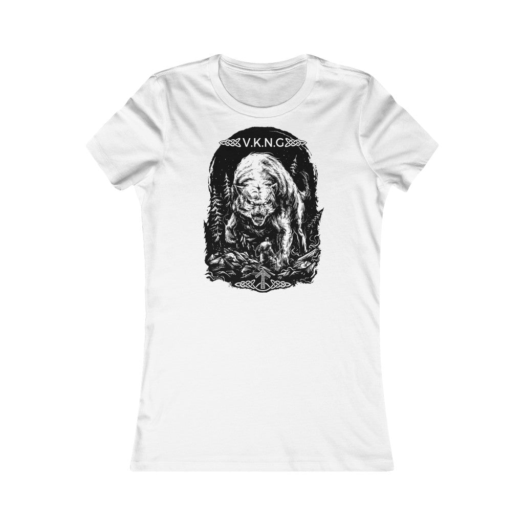 Printify T-Shirt Tyr vs Fenrir V.K.N.G™ Tshirt Girly Cut