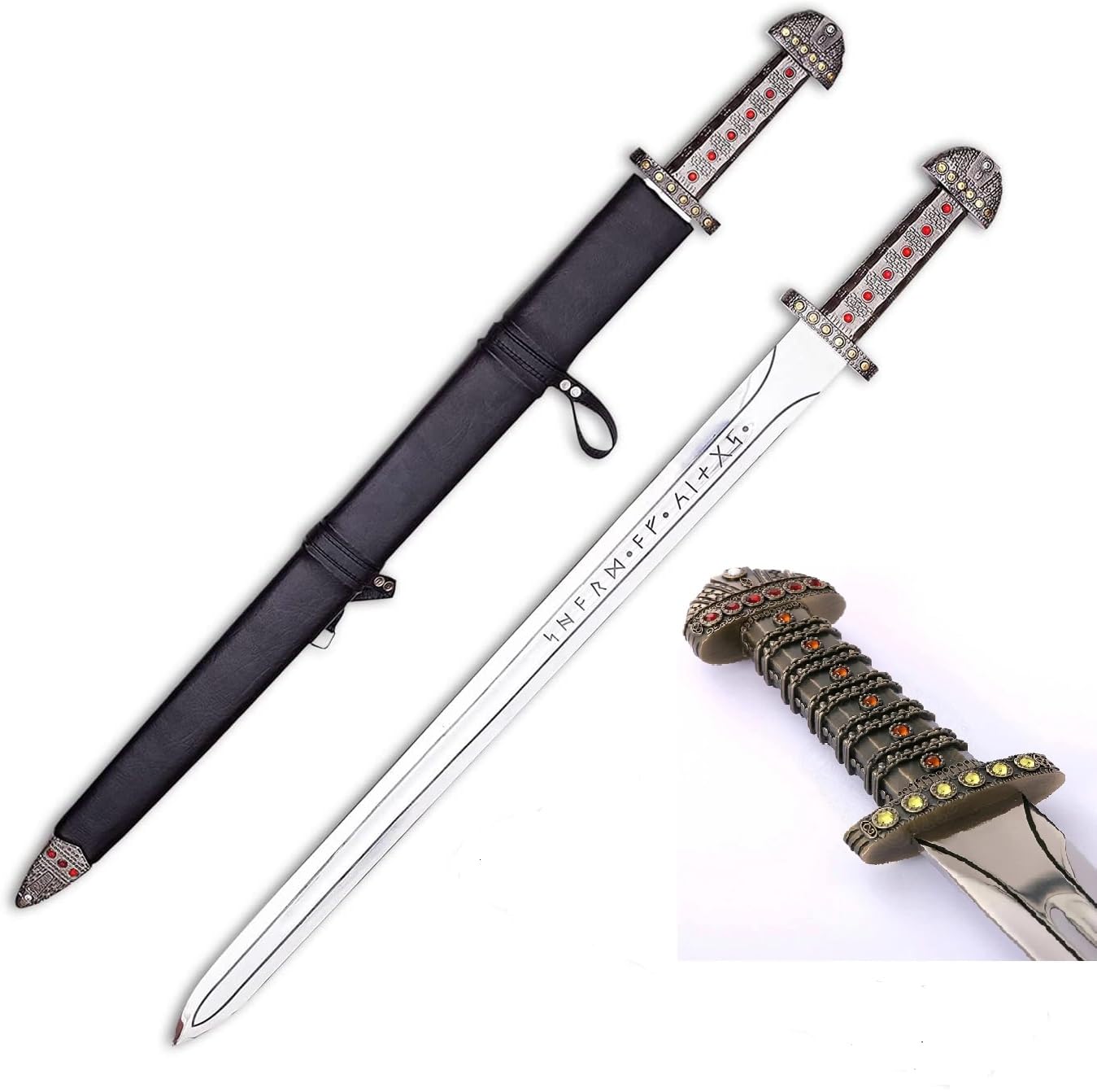  Ragnar Lothbrok Sword & Axe Vikings Sword of Kings