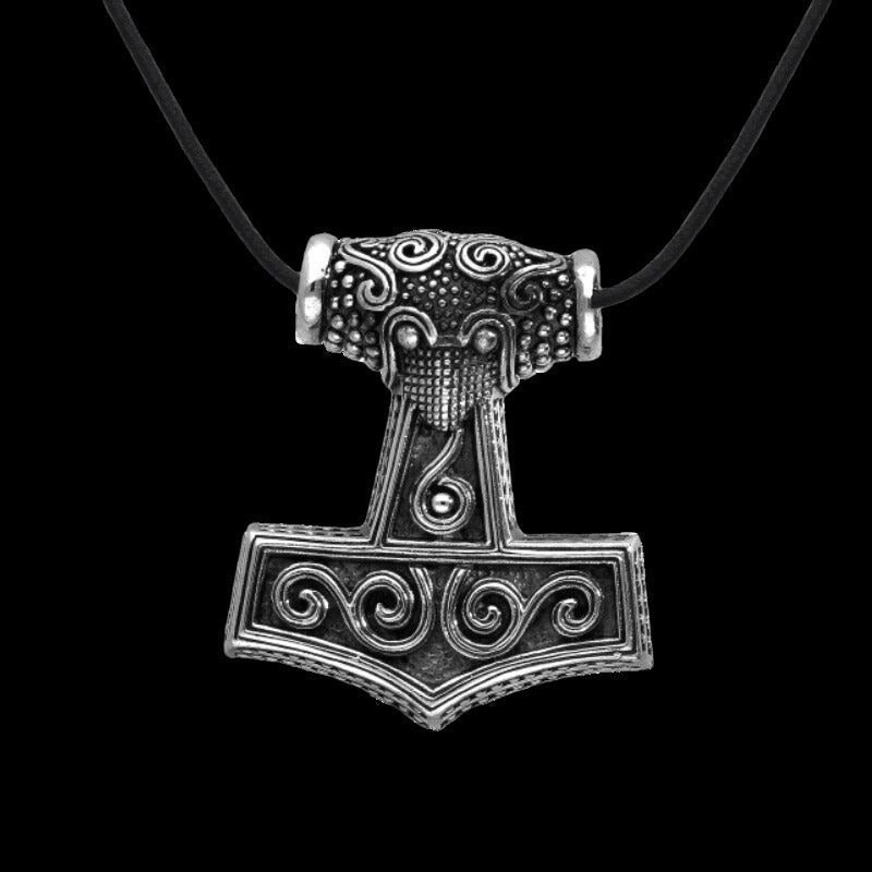 vkngjewelry Pendant Thor Hammer Mjolnir Norse Nordic Sterling Silver Pendant