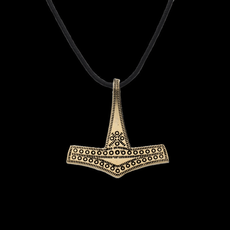 vkngjewelry Pendant Thor's Hammer Bronze Mjolnir from Bornholm Island