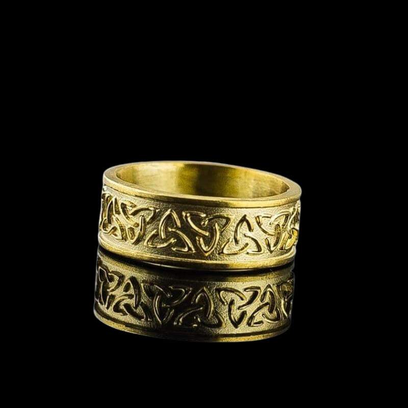 Triqueta Celta Anillos Celtas Antiguos Anillo De Oro Celta Con