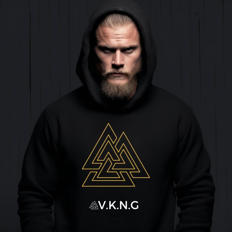 Sweat à capuche Valknut Fabriqué à la demande Vêtements vikings