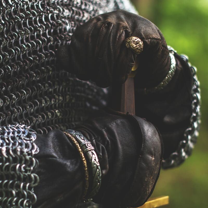 vkngjewelry Bagues Odin's ravens Bronze Ring