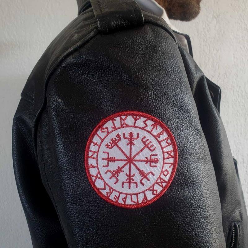 vkngjewelry patch Vegvisir iron-on patch