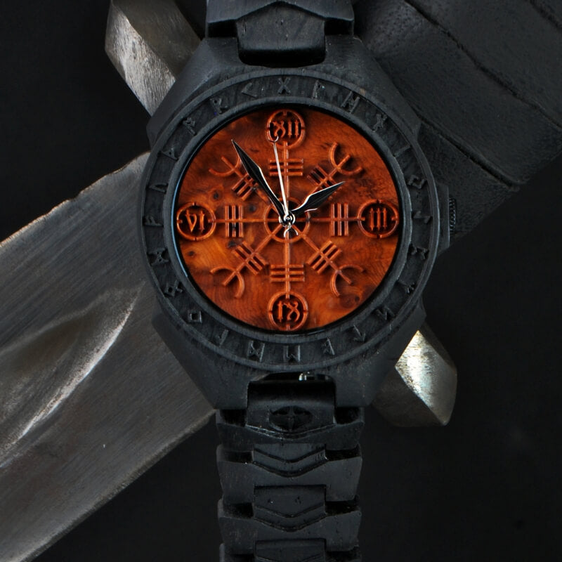 Viking Wood Uhr Viking Watches BOBO BIRD Wooden Men Watch Top