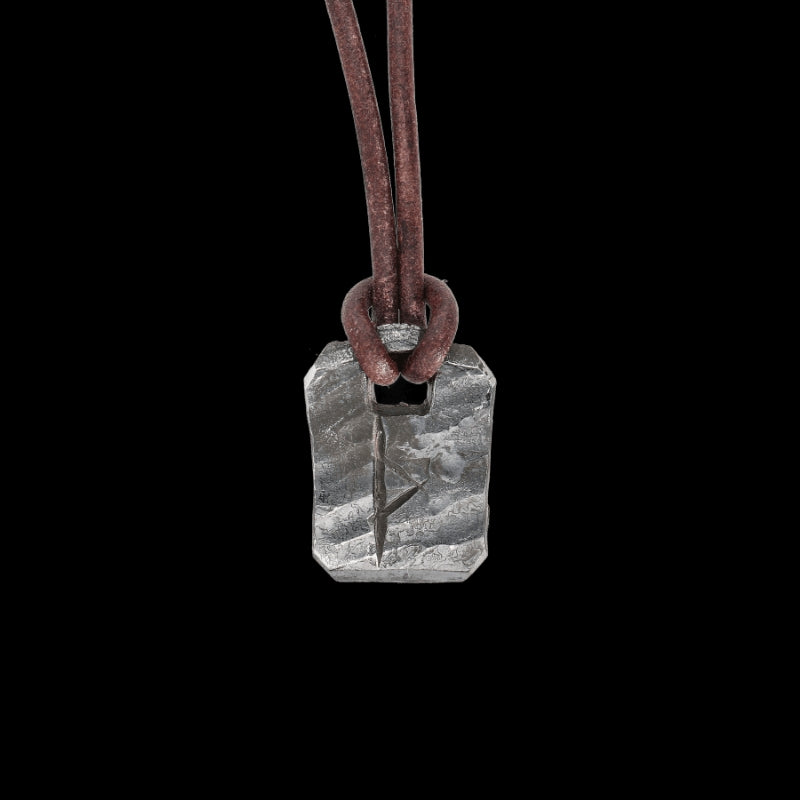 vkngjewelry Pendant Thurisaz Rune Forged Pendant