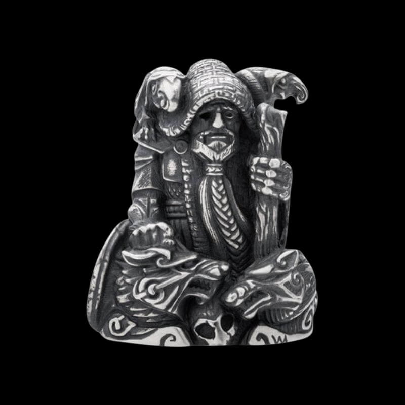 vkngjewelry Sculpture Odin Statuette Bronze