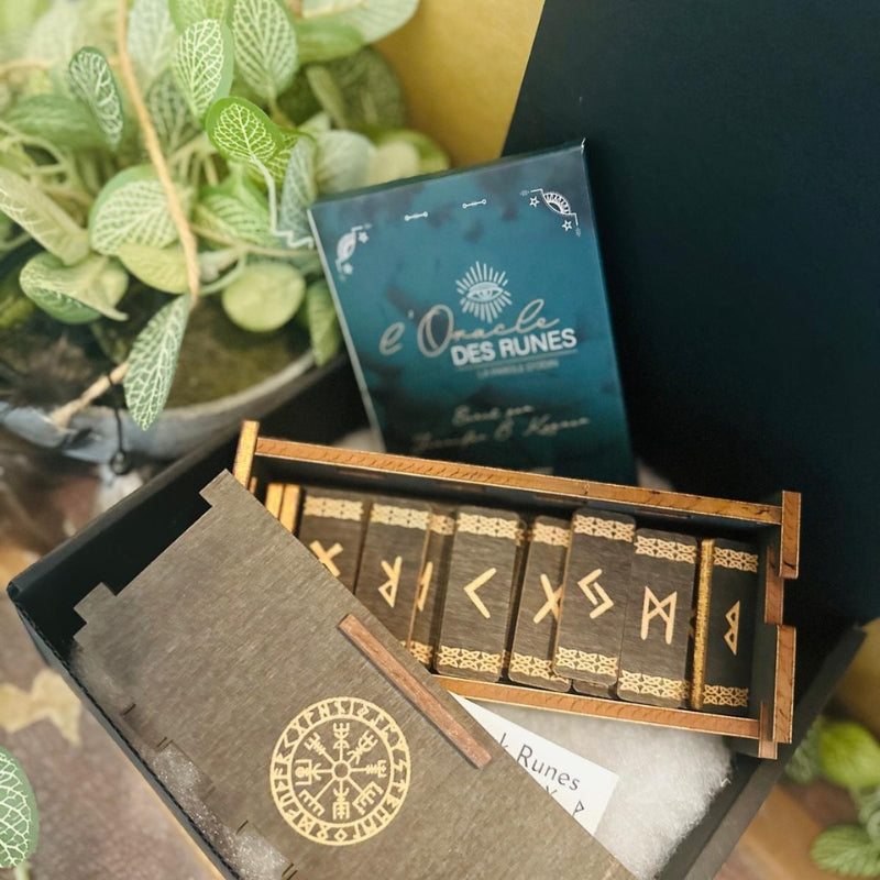 vkngjewelry runes Wooden Runes Box