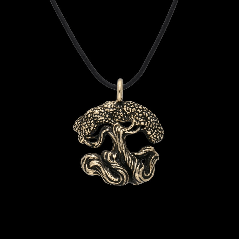 vkngjewelry Pendant Handcrafted Yggdrasil World Tree Bronze Pendant