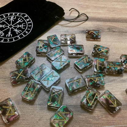 vkngjewelry runes 25 Custom-Made Resin Runes With Guidance Style 2