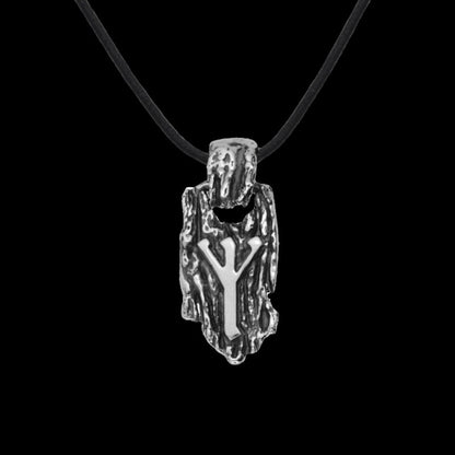 vkngjewelry Pendant Algiz Rune Sterling Silver Pendant