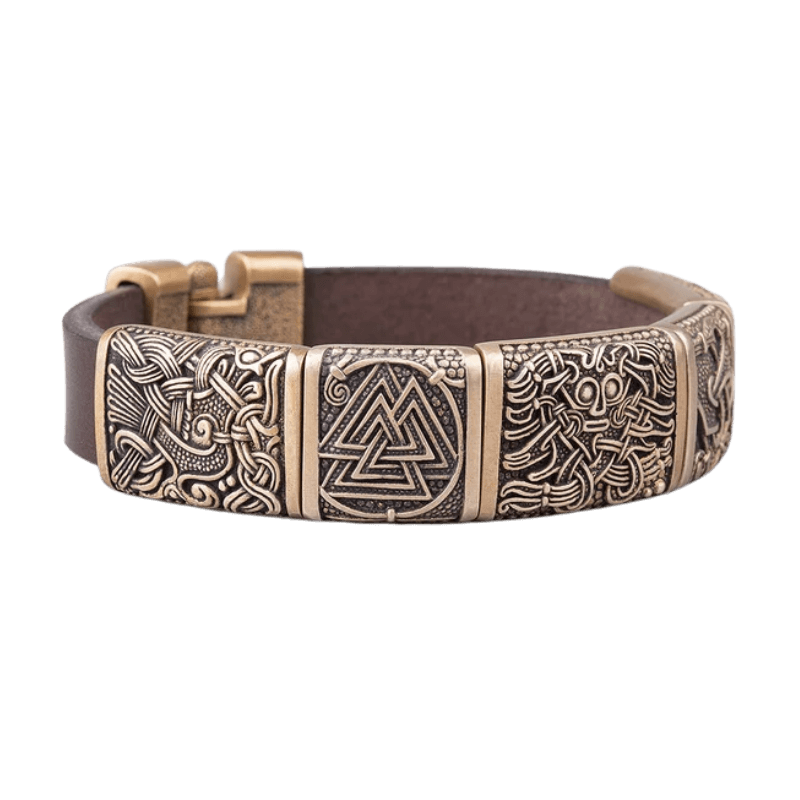 Balder Asgard Viking Bracelet Handcrafted Viking Jewellery vkngjewelry