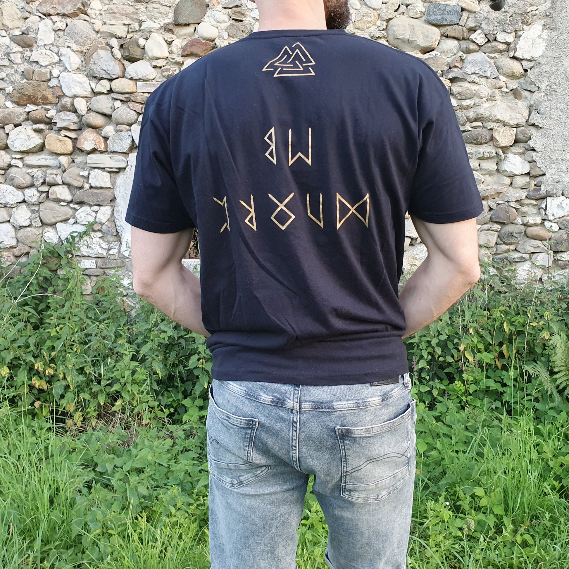 vkngjewelry T-shirt Be proud Mirror Effect Runes  V.K.N.G™ T-shirt