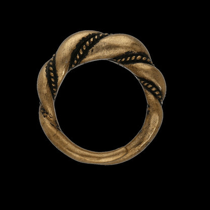 vkngjewelry Bagues Handcrafted Birka's Ring Bronze