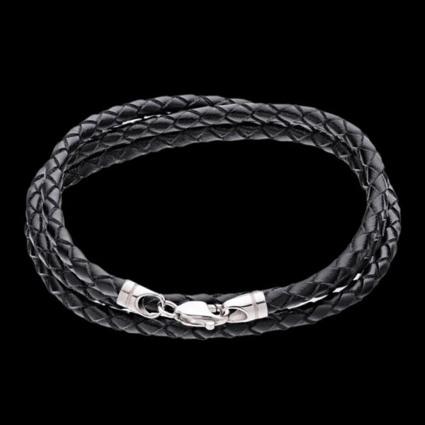 Handcrafted Braided Leather Cord
