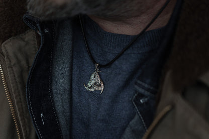 vkngjewelry Pendant Brass Odin’s Horn Pendant Handcrafted Norse Triple Horn Amulet