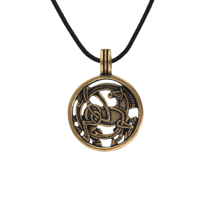 vkngjewelry Pendant Bronze Sleipnir Amulet