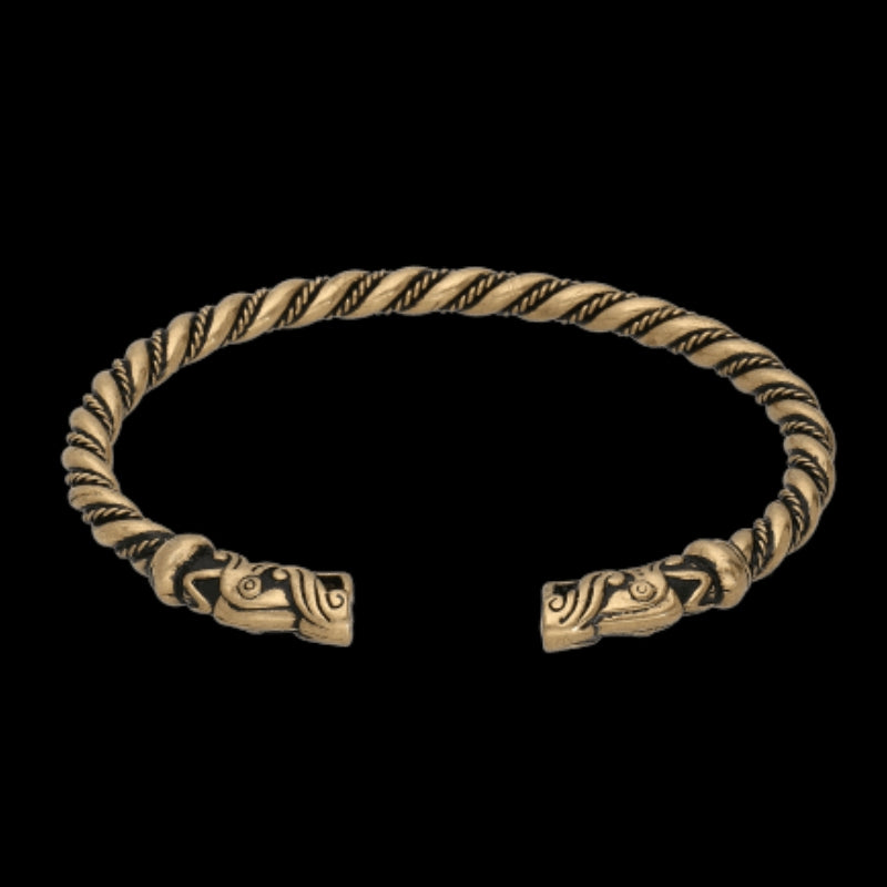 vkngjewelry Bracelet Handcrafted Armring from Gotland Viking Bronze