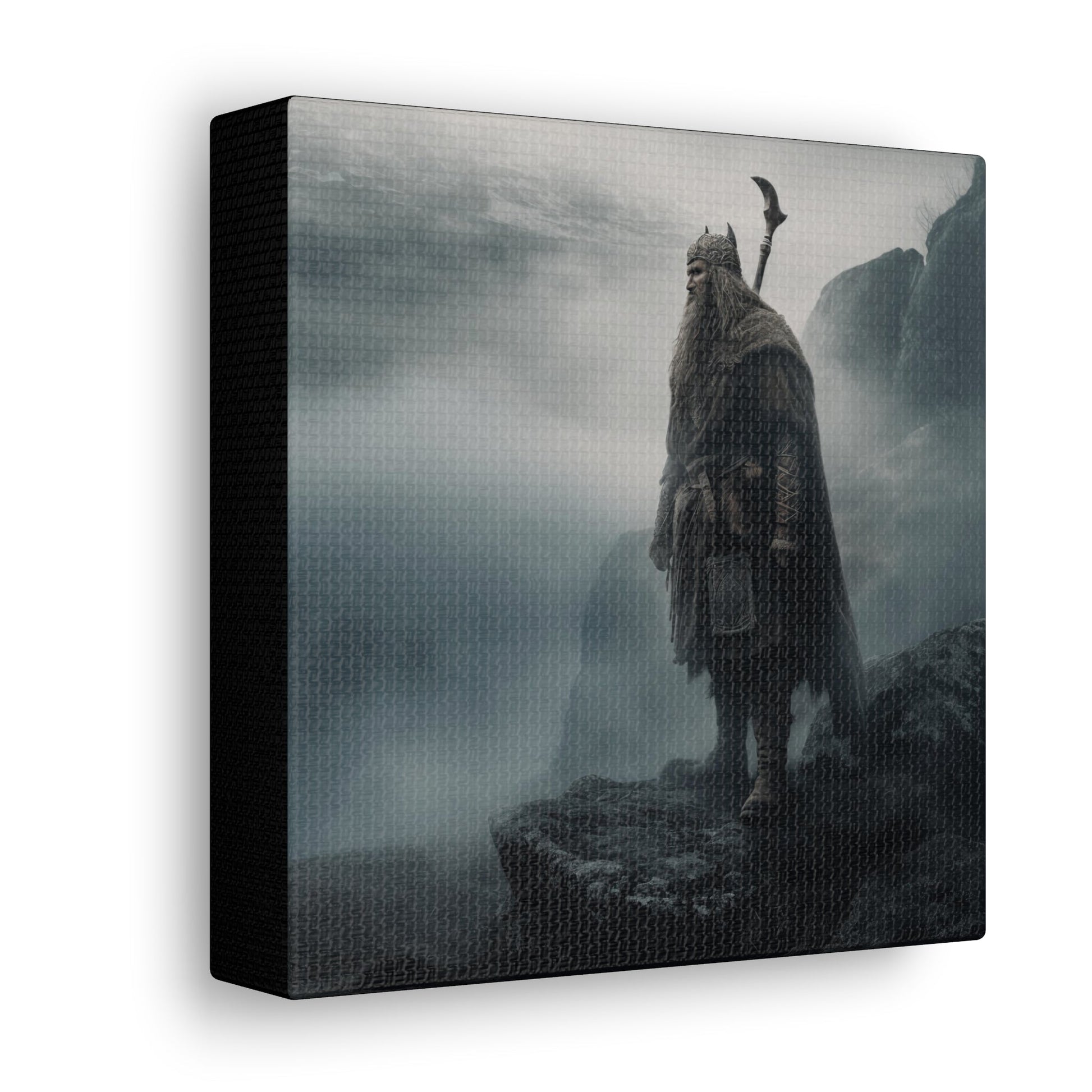 Printify Canvas Canva 1:1 Viking In The Fog