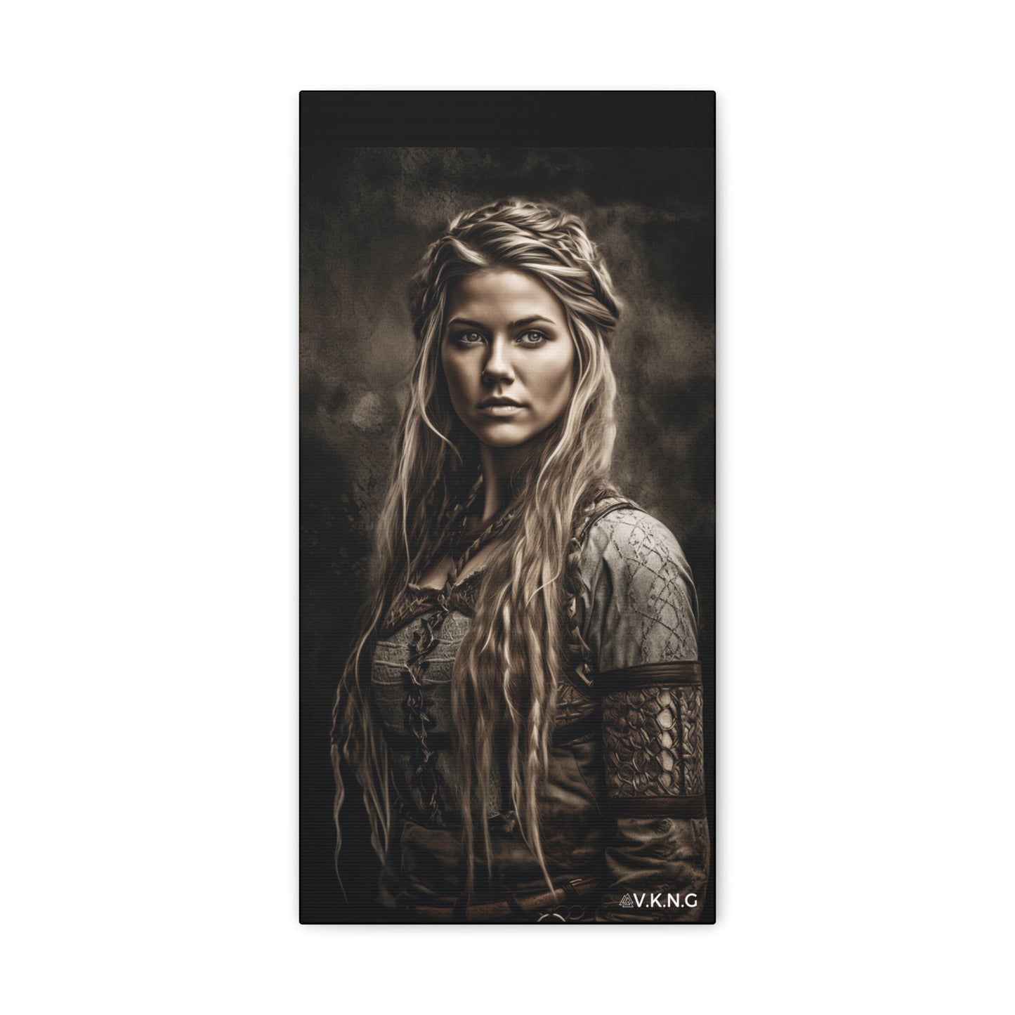 Printify Canvas Canva 9:16 Viking woman V5