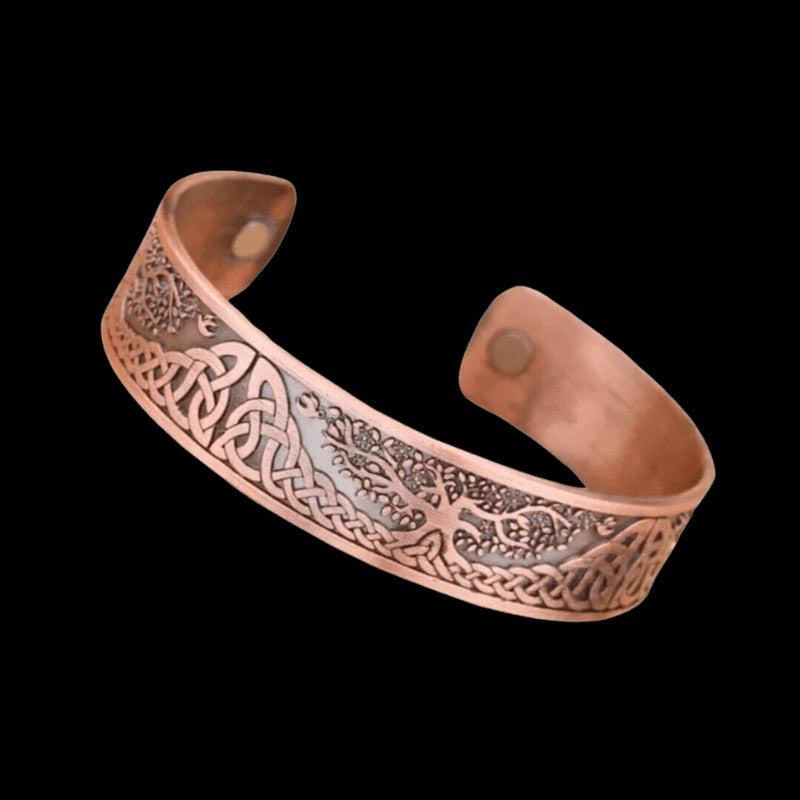 vkngjewelry Bracelet Celtic Copper Magnet Bracelet Tree of life