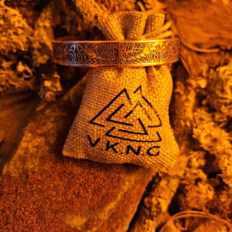 vkngjewelry Bracelet Celtic Copper Magnet Bracelet Tree of life