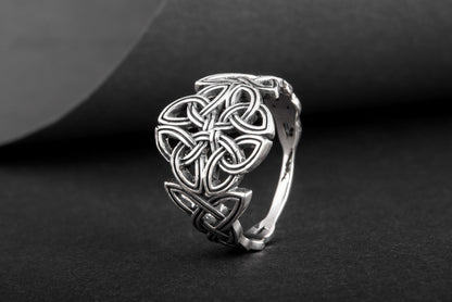 vkngjewelry Ring Handcrafted  Celtic Ornament Gold Ring