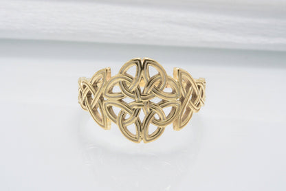 vkngjewelry Ring Handcrafted  Celtic Ornament Gold Ring