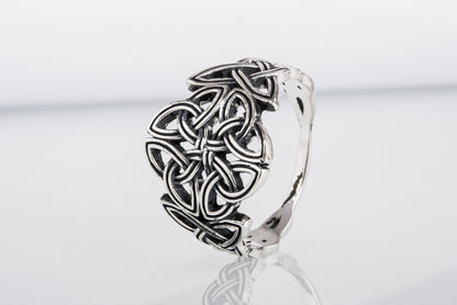 vkngjewelry Ring Handcrafted  Celtic Ornament Gold Ring