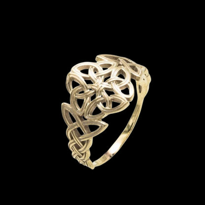 vkngjewelry Bagues Celtic Ornament Gold Ring