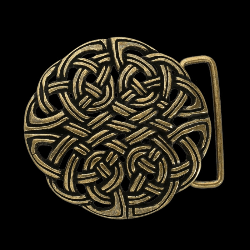 vkngjewelry Belt Buckles Hancrafted Celtic Round Belt Buckle