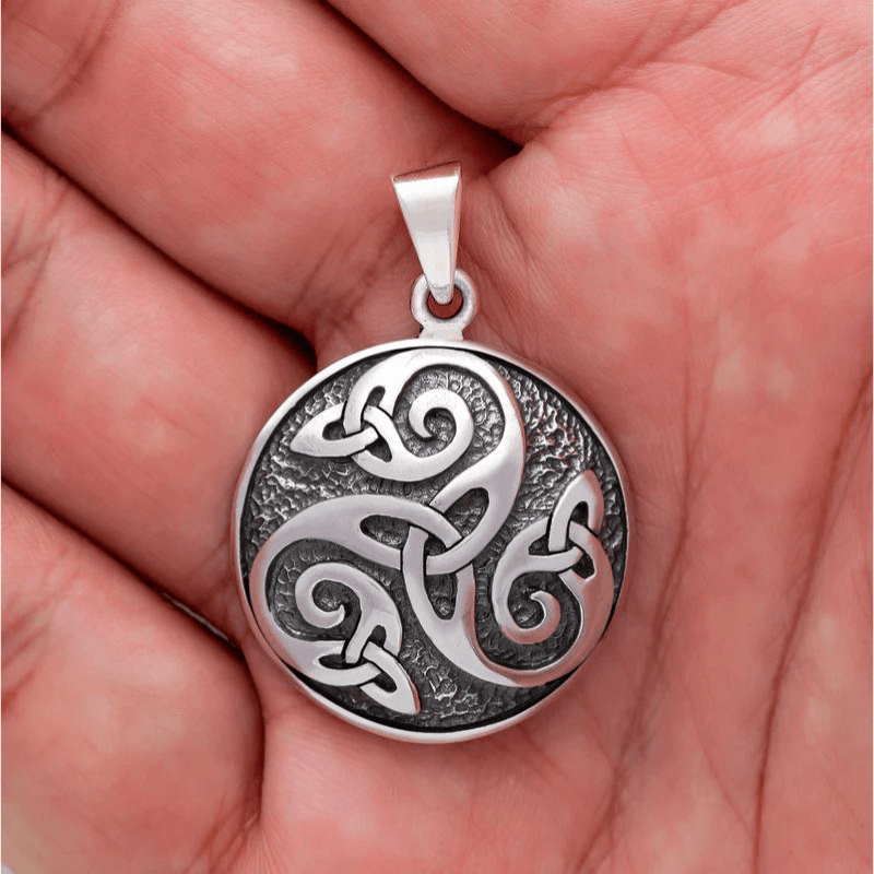 vkngjewelry Pendant Celtic Triskelion 925 STERLING SILVER PENDANT