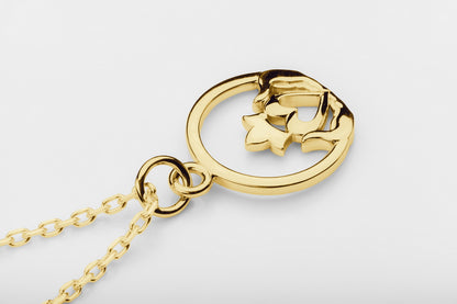 vkngjewelry Pendant Claddagh Celtic Pendant - Symbol of Love, Loyalty & Friendship