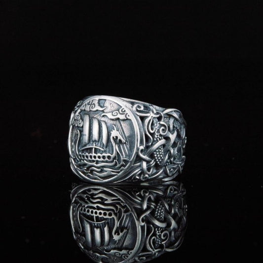 vkngjewelry Pendant Drakkar Mammen Style Sterling Silver