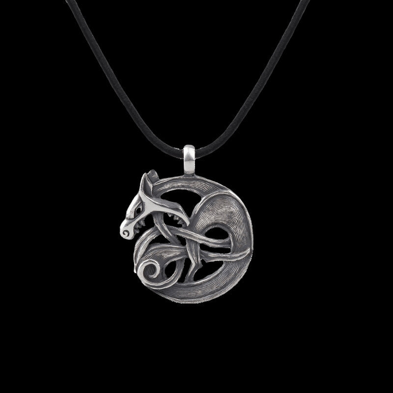 vkngjewelry Pendant Fenrir Amulet Necklace