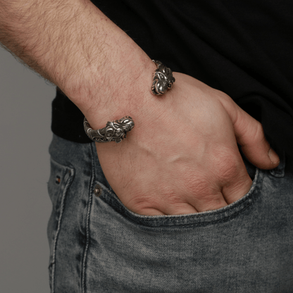 vkngjewelry Bracelet Fenrir's Torc Wolf Bracelet