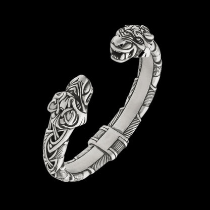 vkngjewelry Bracelet Fenrir's Torc Wolf Bracelet