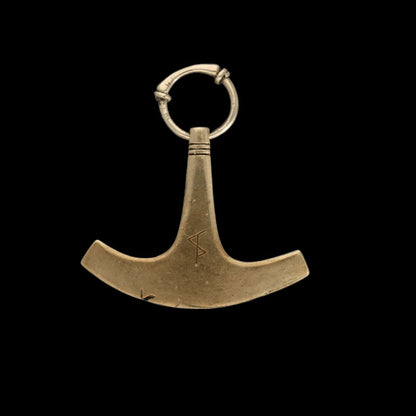 vkngjewelry Pendant Handcrafted Finnish Ukko God Amulet Bronze